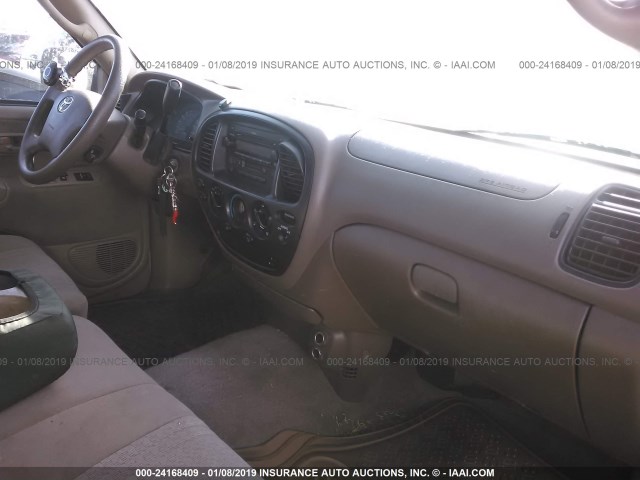 5TBRN341X4S439571 - 2004 TOYOTA TUNDRA ACCESS CAB SR5 TAN photo 5