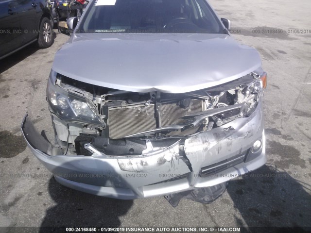 4T1BF1FK6EU436062 - 2014 TOYOTA CAMRY L/SE/LE/XLE 银色 照片 6