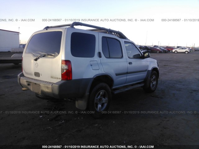 5N1ED28T73C692552 - 2003 NISSAN XTERRA XE/SE SILVER photo 4