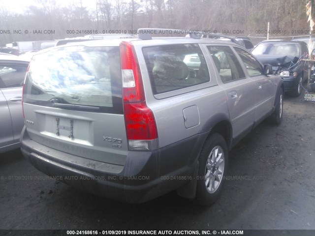 YV1SZ59H041170552 - 2004 VOLVO XC70 GRAY photo 4