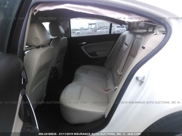 2G4GK5EX8F9240614 - 2015 BUICK REGAL WHITE photo 8