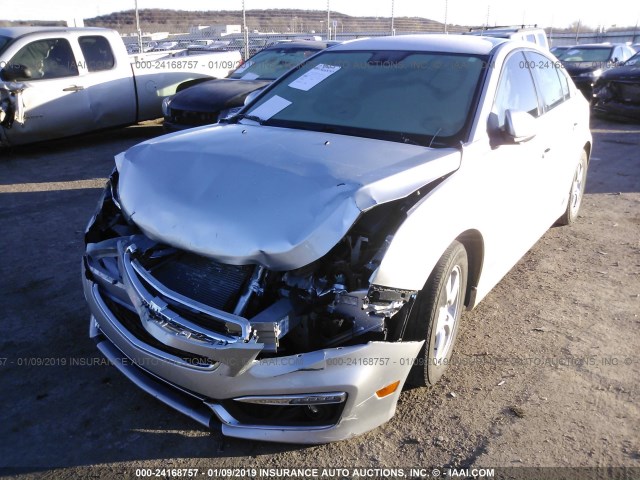 1G1PE5SB2G7129511 - 2016 CHEVROLET CRUZE LIMITED LT SILVER photo 2