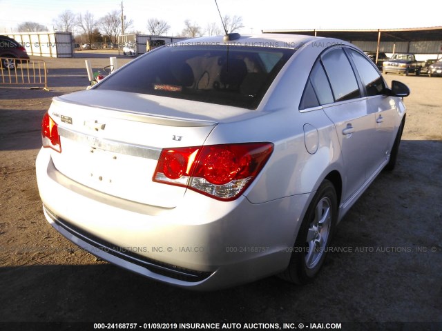 1G1PE5SB2G7129511 - 2016 CHEVROLET CRUZE LIMITED LT SILVER photo 4