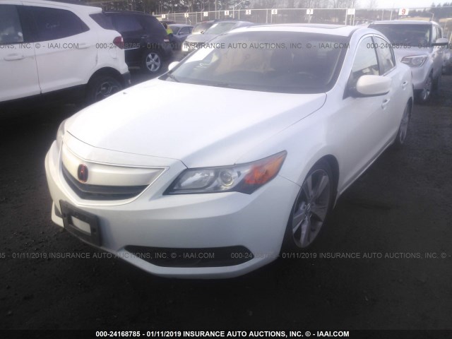 19VDE1F36FE000703 - 2015 ACURA ILX 20 WHITE photo 2