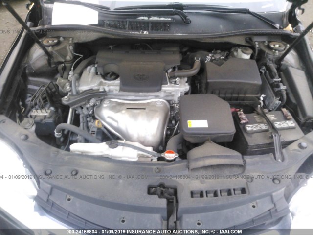 4T1BF1FK1GU542115 - 2016 TOYOTA CAMRY LE/XLE/SE/XSE BLACK photo 10