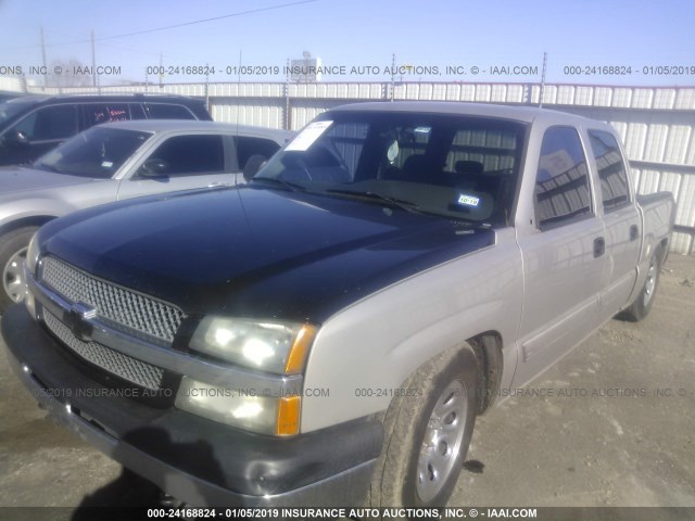 2GCEC13T161178408 - 2006 CHEVROLET SILVERADO C1500 SILVER photo 2