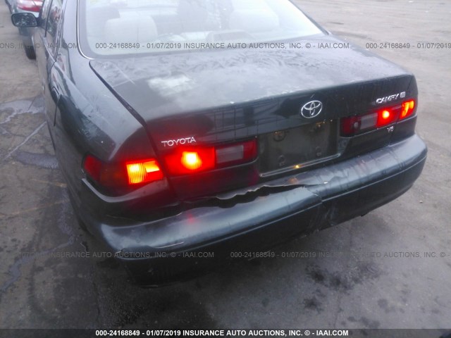 JT2BF22K6X0176264 - 1999 TOYOTA CAMRY LE/XLE GREEN photo 6