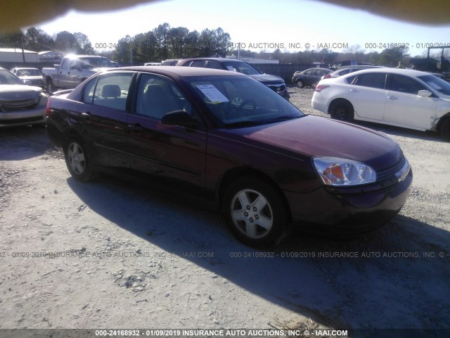1G1ZT54885F177386 - 2005 CHEVROLET MALIBU LS Bordo foto 1
