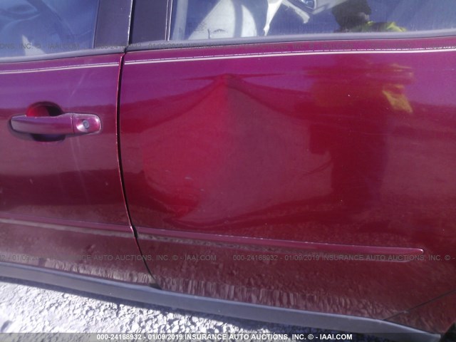 1G1ZT54885F177386 - 2005 CHEVROLET MALIBU LS Bordo foto 6