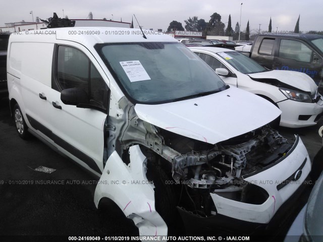 NM0LS7E76E1172974 - 2014 FORD TRANSIT CONNECT XL WHITE photo 1