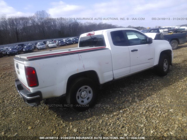 1GCHSAEA9F1146002 - 2015 CHEVROLET COLORADO WHITE photo 4