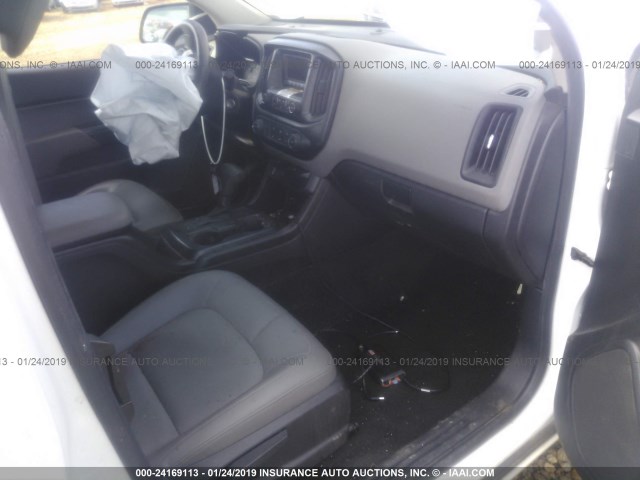 1GCHSAEA9F1146002 - 2015 CHEVROLET COLORADO WHITE photo 5