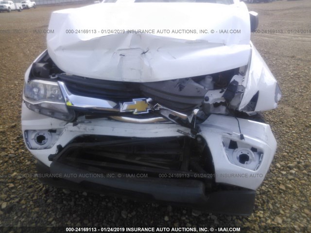 1GCHSAEA9F1146002 - 2015 CHEVROLET COLORADO WHITE photo 6