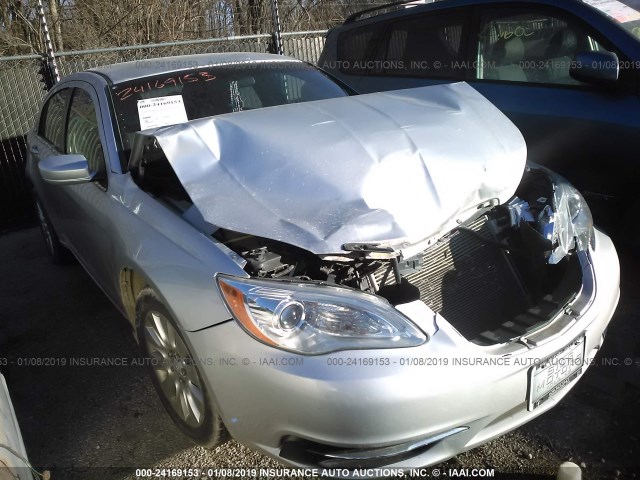 1C3CCBABXCN100523 - 2012 CHRYSLER 200 LX SILVER photo 1