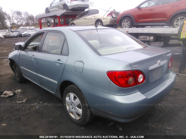 2T1BR32E06C683325 - 2006 TOYOTA COROLLA CE/LE/S TURQUOISE photo 3