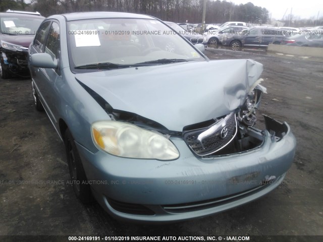 2T1BR32E06C683325 - 2006 TOYOTA COROLLA CE/LE/S TURQUOISE photo 6