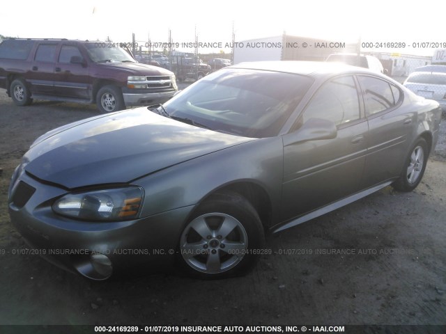 2G2WS522951270716 - 2005 PONTIAC GRAND PRIX GT GRAY photo 2