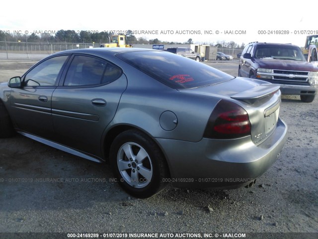 2G2WS522951270716 - 2005 PONTIAC GRAND PRIX GT GRAY photo 3