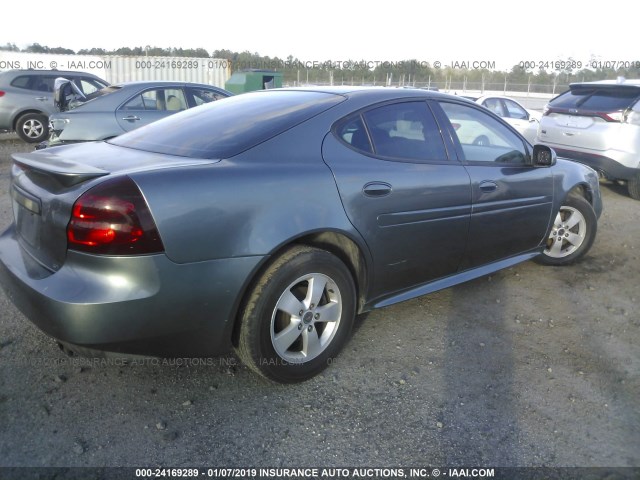 2G2WS522951270716 - 2005 PONTIAC GRAND PRIX GT GRAY photo 4