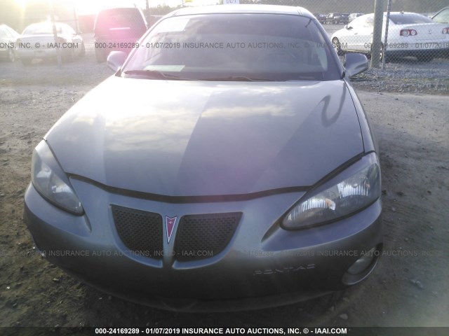 2G2WS522951270716 - 2005 PONTIAC GRAND PRIX GT GRAY photo 6