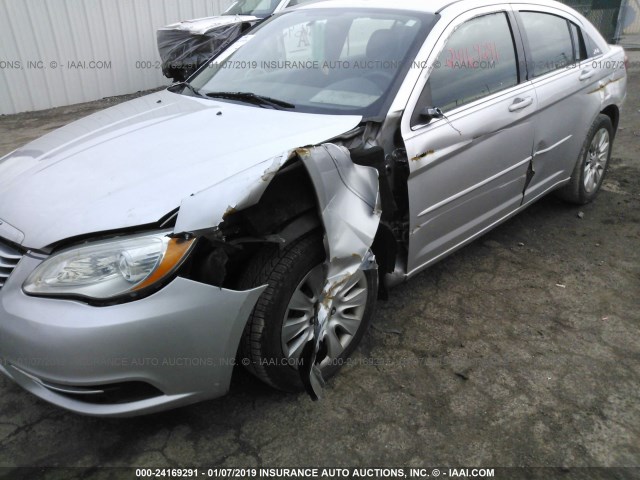 1C3BC4FBXBN545570 - 2011 CHRYSLER 200 LX SILVER photo 6