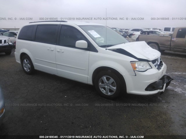 2D4RN3DGXBR630122 - 2011 DODGE GRAND CARAVAN MAINSTREET WHITE photo 1