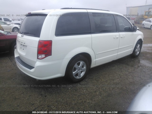 2D4RN3DGXBR630122 - 2011 DODGE GRAND CARAVAN MAINSTREET WHITE photo 4