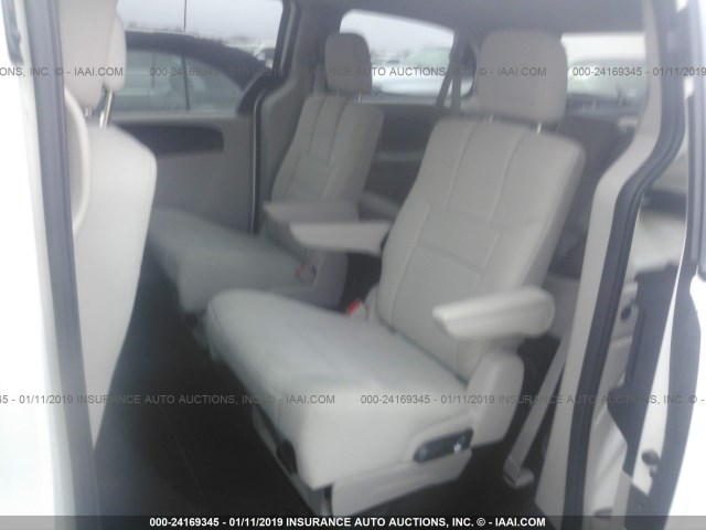 2D4RN3DGXBR630122 - 2011 DODGE GRAND CARAVAN MAINSTREET WHITE photo 8