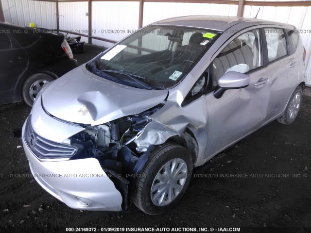3N1CE2CP2GL358851 - 2016 NISSAN VERSA NOTE S/S PLUS/SV/SL/SR SILVER photo 6