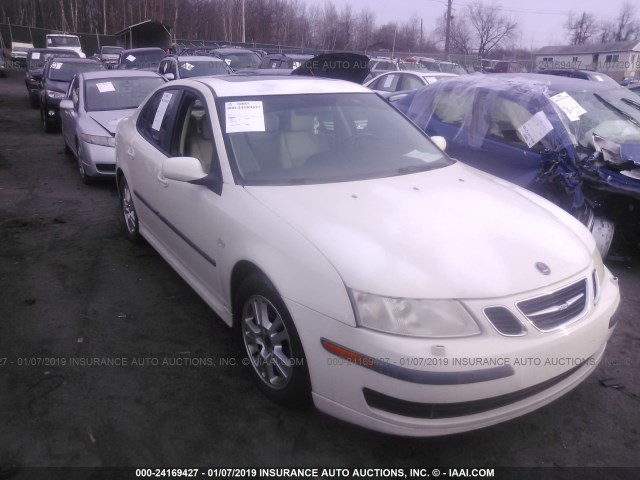 YS3FD46Y571139833 - 2007 SAAB 9-3 2.0T WHITE photo 1