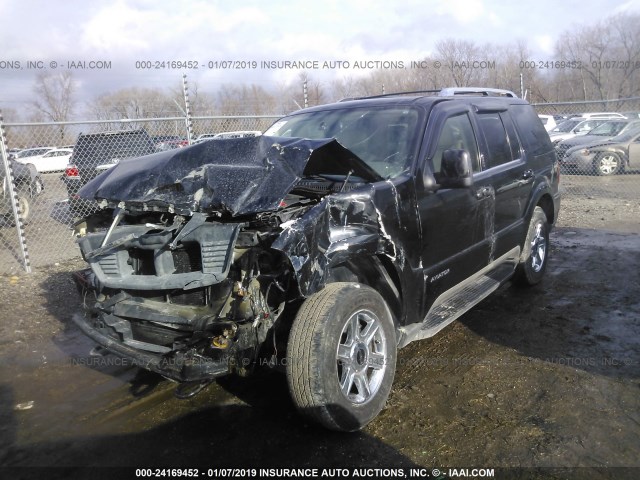 5LMEU88H84ZJ26281 - 2004 LINCOLN AVIATOR 黑色 照片 2