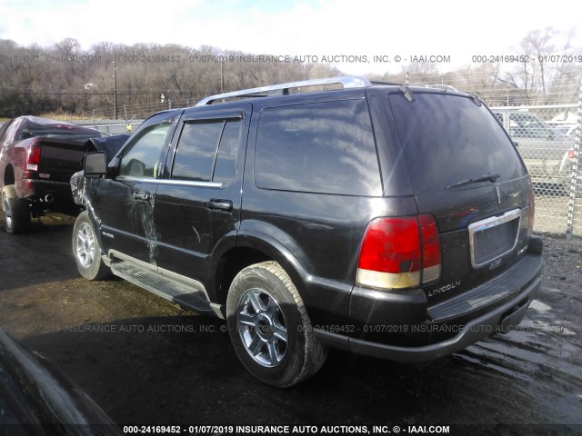 5LMEU88H84ZJ26281 - 2004 LINCOLN AVIATOR 黑色 照片 3