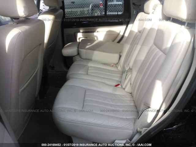 5LMEU88H84ZJ26281 - 2004 LINCOLN AVIATOR 黑色 照片 8