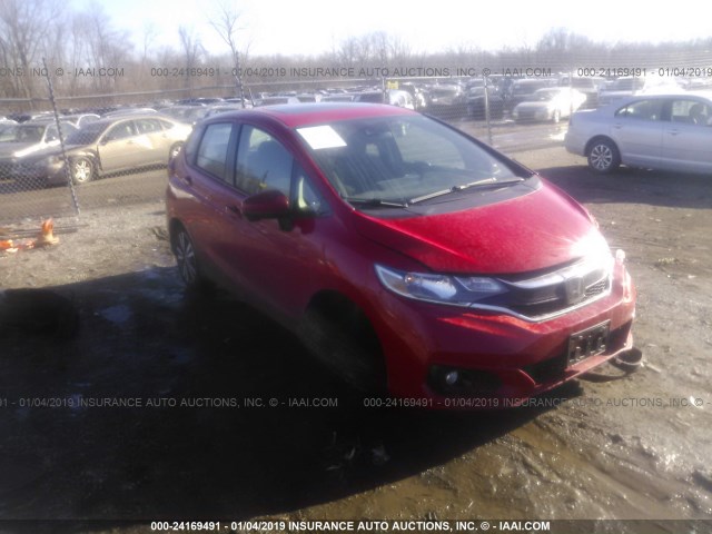 3HGGK5H88JM717312 - 2018 HONDA FIT EX/EXL RED photo 1