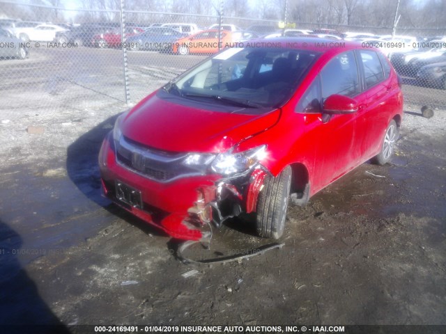 3HGGK5H88JM717312 - 2018 HONDA FIT EX/EXL RED photo 2