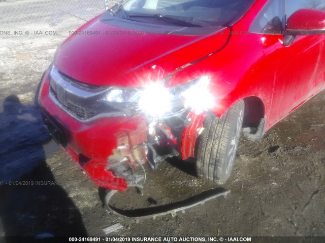 3HGGK5H88JM717312 - 2018 HONDA FIT EX/EXL RED photo 6