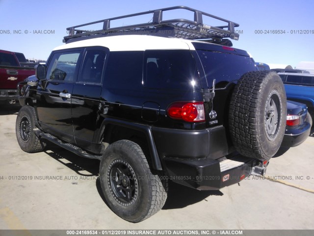 JTEBU11F59K057331 - 2009 TOYOTA FJ CRUISER BLACK photo 3