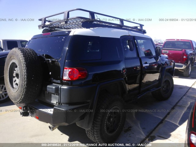 JTEBU11F59K057331 - 2009 TOYOTA FJ CRUISER BLACK photo 4