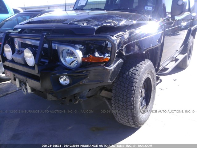 JTEBU11F59K057331 - 2009 TOYOTA FJ CRUISER BLACK photo 6