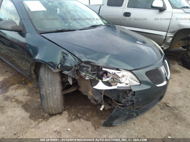 1G2ZG58N674183959 - 2007 PONTIAC G6 SE GREEN photo 6