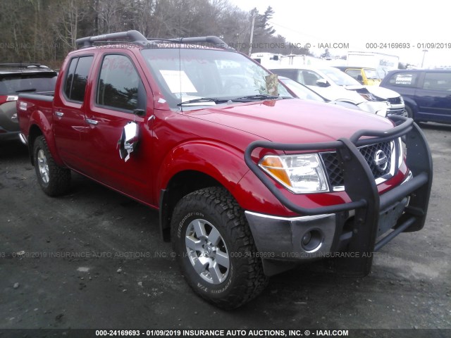 1N6AD07W07C459747 - 2007 NISSAN FRONTIER CREW CAB LE/SE/OFF ROAD RED photo 1