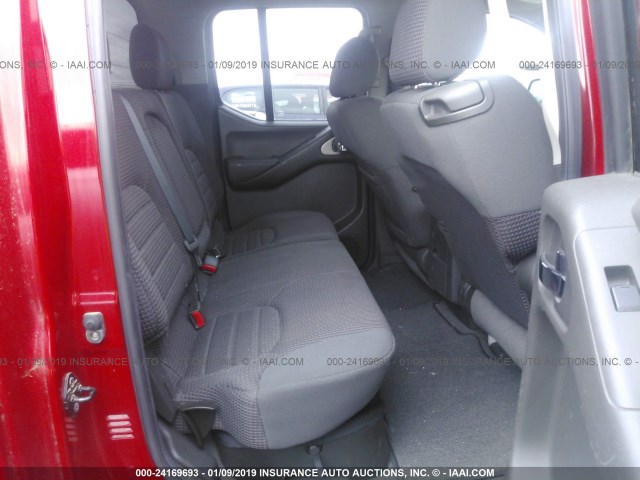 1N6AD07W07C459747 - 2007 NISSAN FRONTIER CREW CAB LE/SE/OFF ROAD RED photo 8