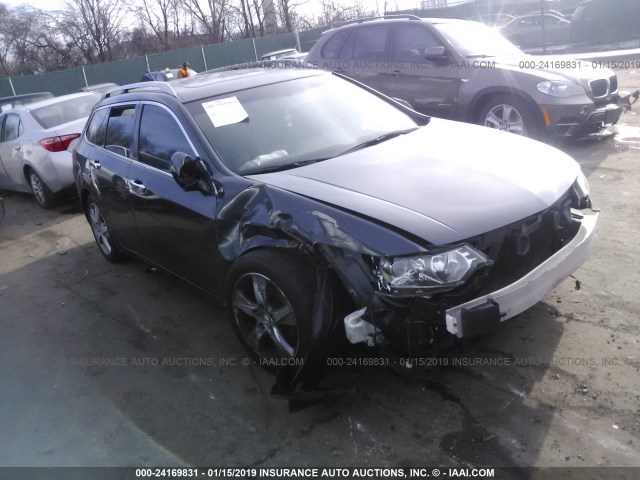 JH4CW2H67CC002927 - 2012 ACURA TSX TECH GRAY photo 1