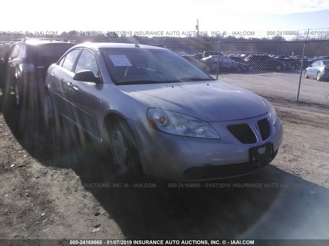 1G2ZF57B084221472 - 2008 PONTIAC G6 VALUE LEADER/BASE SILVER photo 1