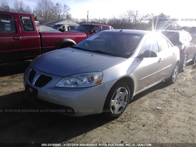 1G2ZF57B084221472 - 2008 PONTIAC G6 VALUE LEADER/BASE SILVER photo 2