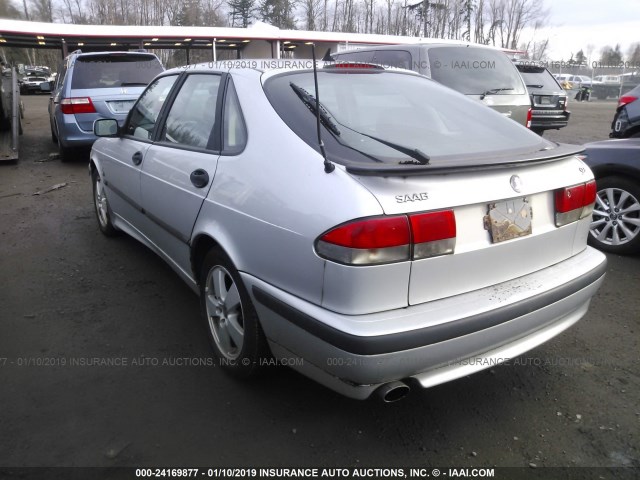 YS3DF58K322029141 - 2002 SAAB 9-3 SE SILVER photo 3