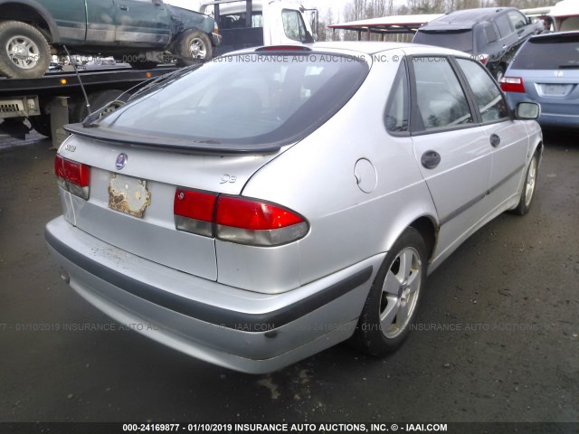 YS3DF58K322029141 - 2002 SAAB 9-3 SE SILVER photo 4