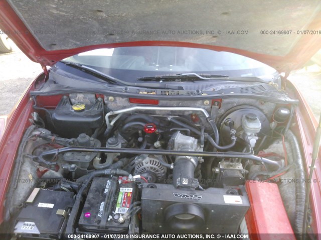 JM1FE17N250142974 - 2005 MAZDA RX8 RED photo 10