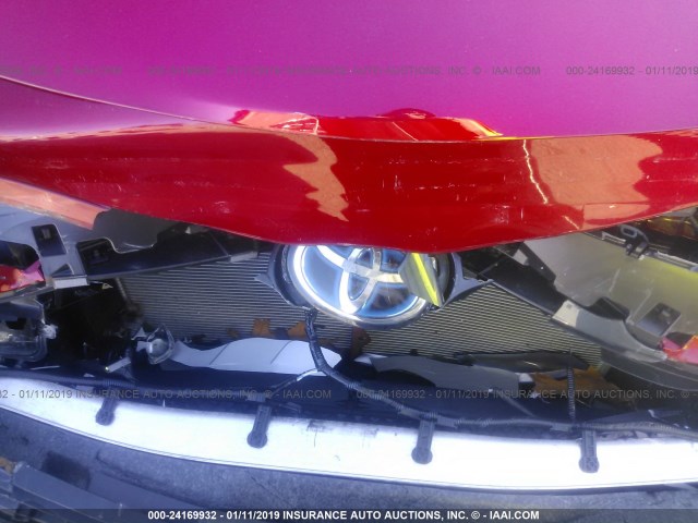 JTDKARFP5H3033892 - 2017 TOYOTA PRIUS PRIME  红色 照片 10