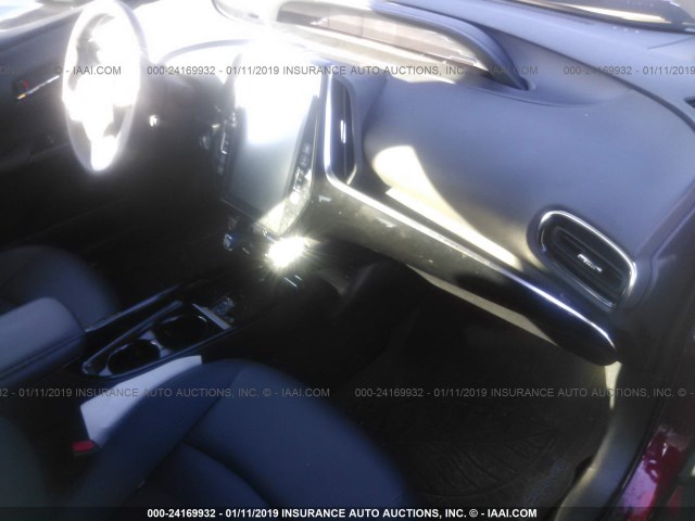 JTDKARFP5H3033892 - 2017 TOYOTA PRIUS PRIME  红色 照片 5